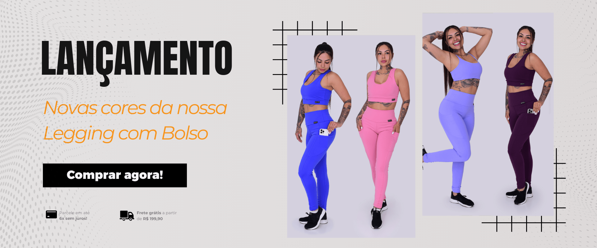 Legging com Bolso