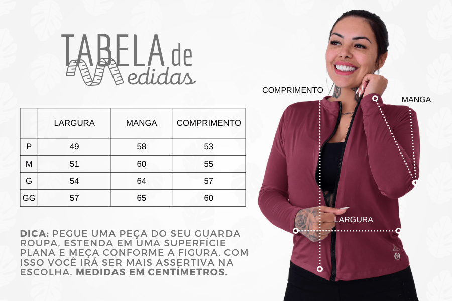 Tabela de Medidas