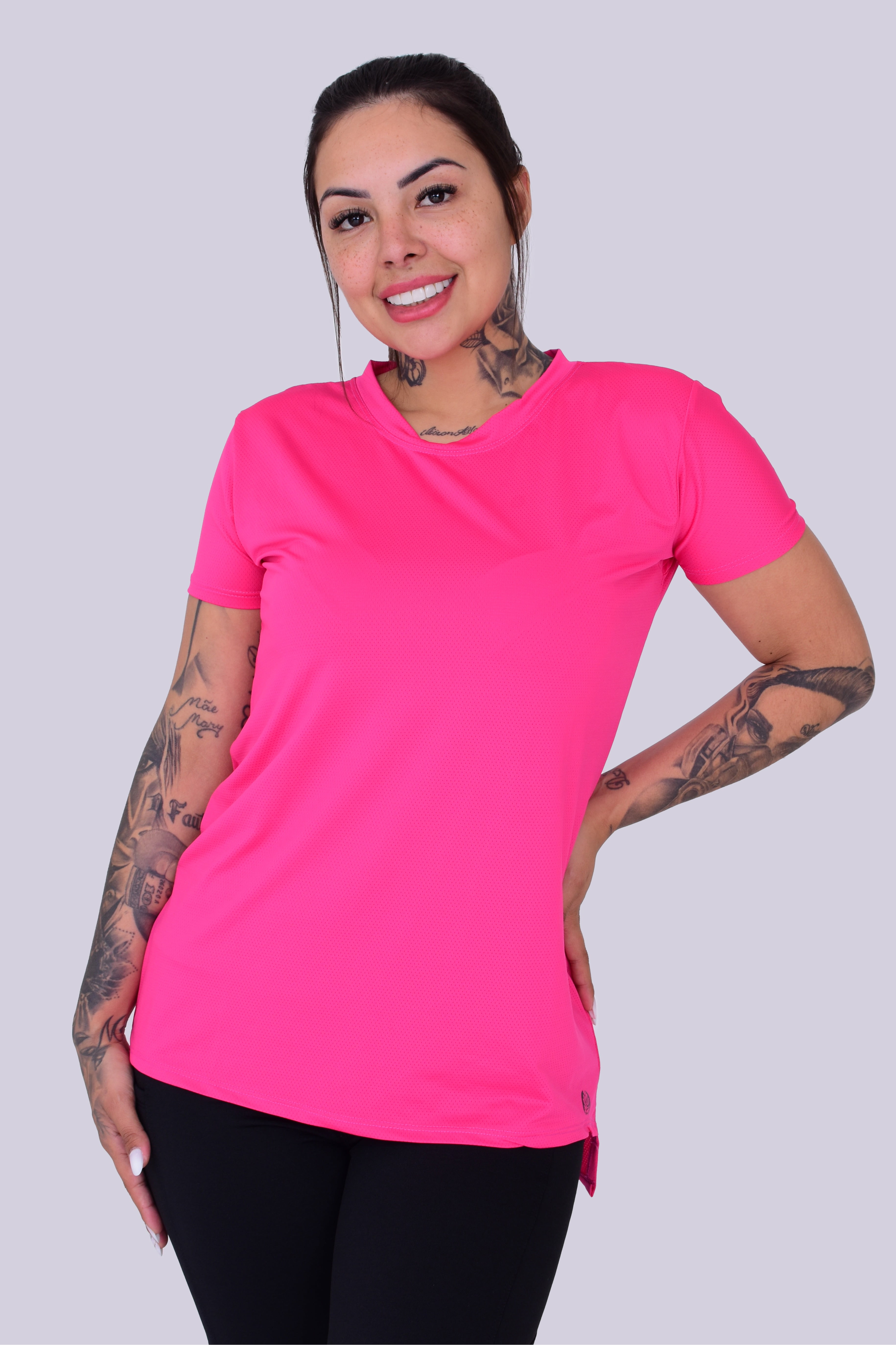 Blusa Sobre Legging Rosa