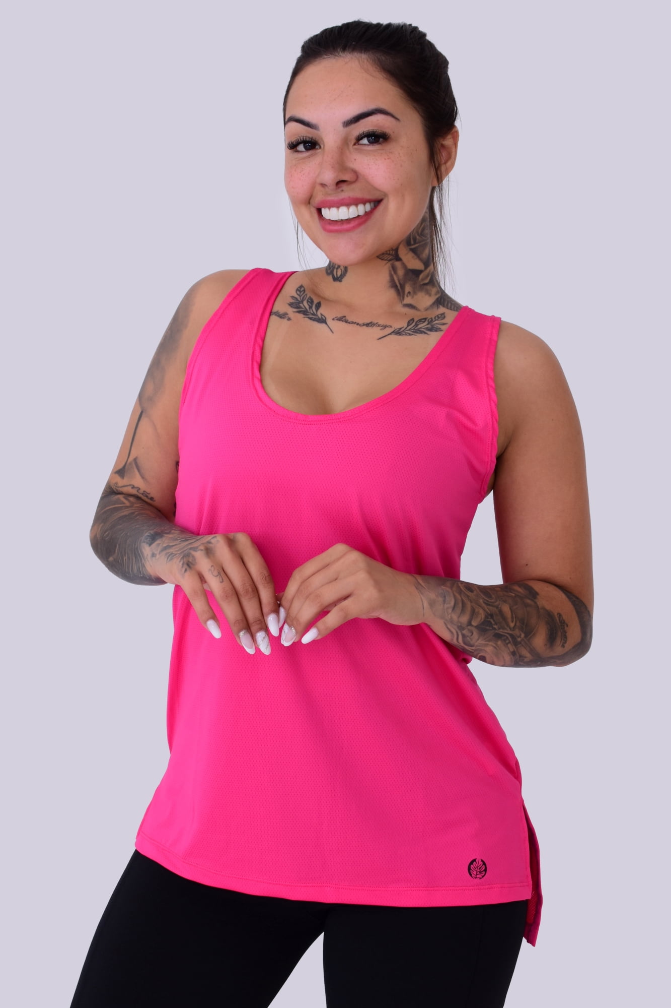 Regata Sobre Legging Rosa