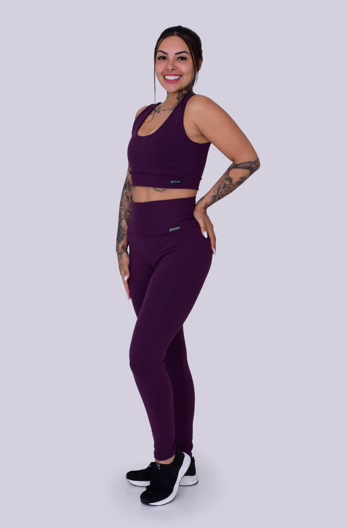 Calça Legging Berinjela