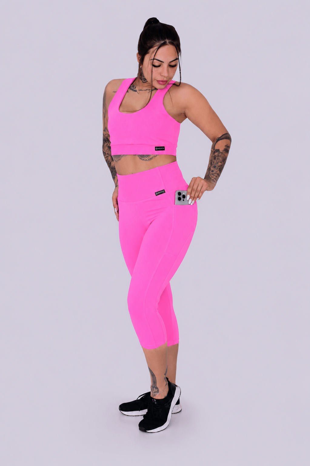 Corsário com Bolso Rosa Chiclete