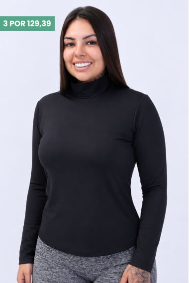 BLUSA TÉRMICA PELUCIADA C/GOLA PRETA BLUSA TÉRMICA PELUCIADA C/GOLA PRETA