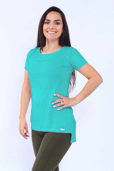 BLUSA SOBRE LEGGING VERDE ACQUA