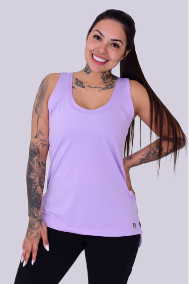 Regata Sobre Legging Lilás
