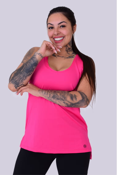 Regata Sobre Legging Rosa