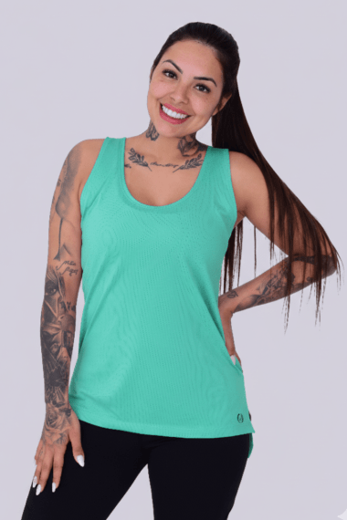 REGATA SOBRE LEGGING VERDE ACQUA