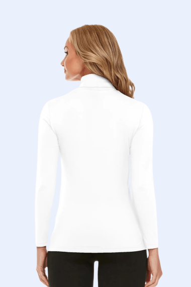 BLUSA TÉRMICA PELUCIADA C/GOLA BRANCA