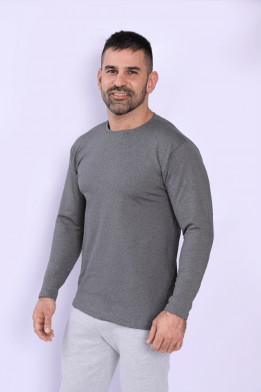 BLUSA TÉRMICA PELUCIADA MASCULINA MESCLA