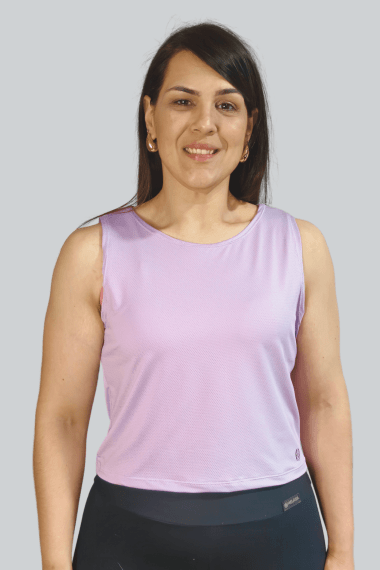 CROPPED FITNESS REGATA LILÁS