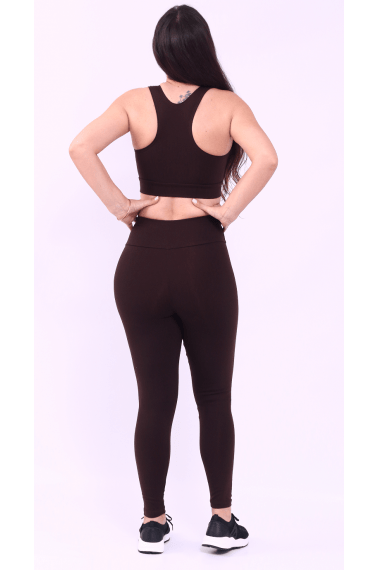 Calça Legging Marrom