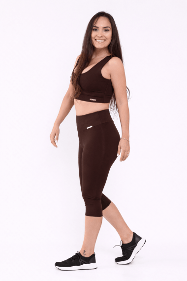 Calça Corsário Feminina Marrom