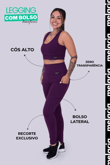 LEGGING COM BOLSO LATERAL BERINGELA