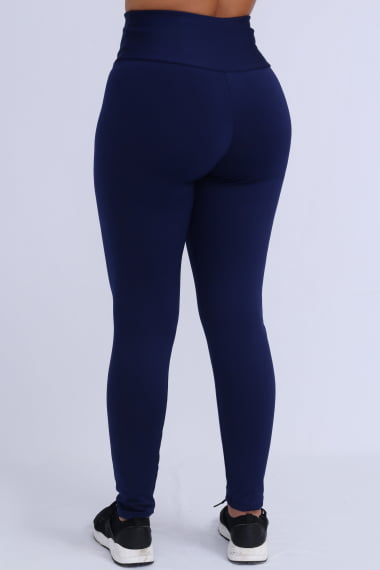  Legging Térmica Peluciada Azul Marinho