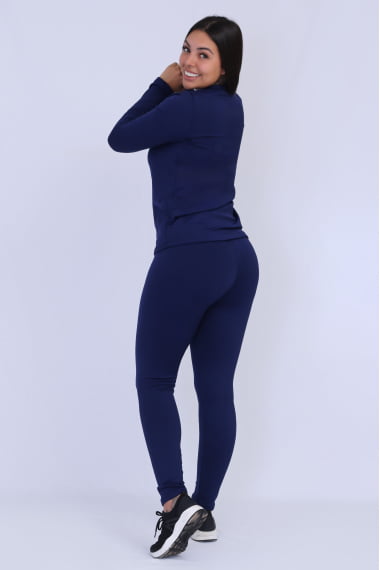  Legging Térmica Peluciada Azul Marinho