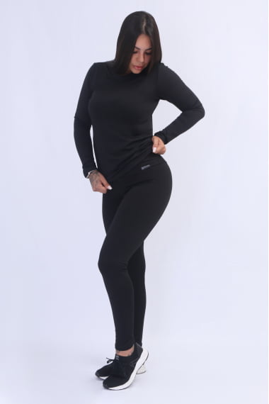  Legging Térmica Peluciada Preta