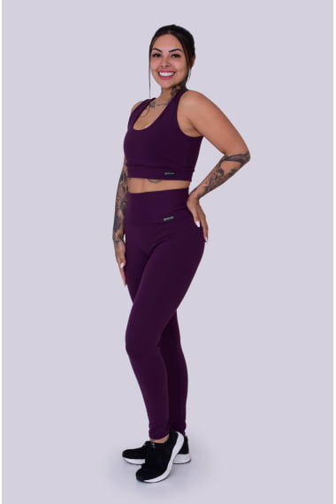 CALÇA LEGGING BERINJELA CALÇA LEGGING BERINJELA