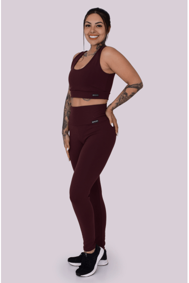 CALÇA LEGGING MARROM CALÇA LEGGING MARROM