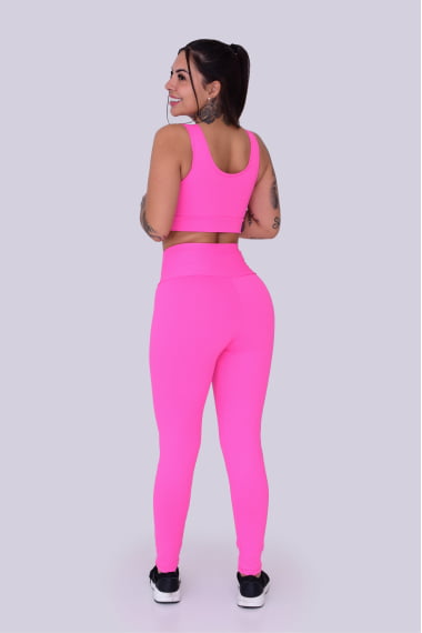 Calça Legging Chiclete