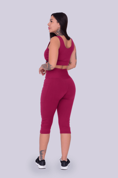 Corsário com Bolso Bordô