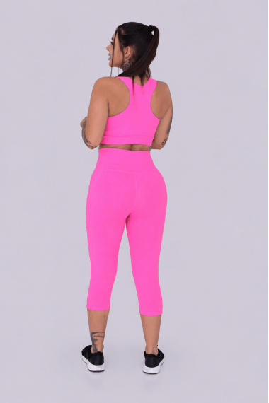 CORSÁRIO COM BOLSO ROSA CHICLETE CORSÁRIO COM BOLSO ROSA CHICLETE
