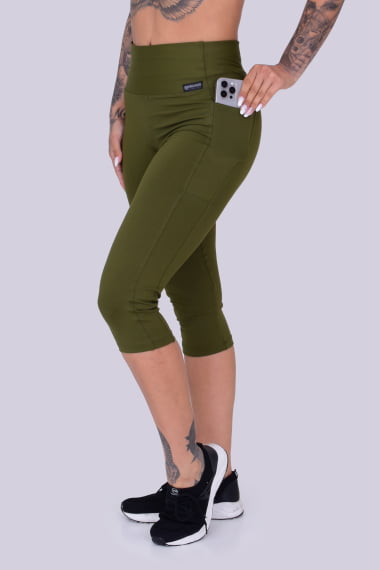Corsário com Bolso Verde Militar