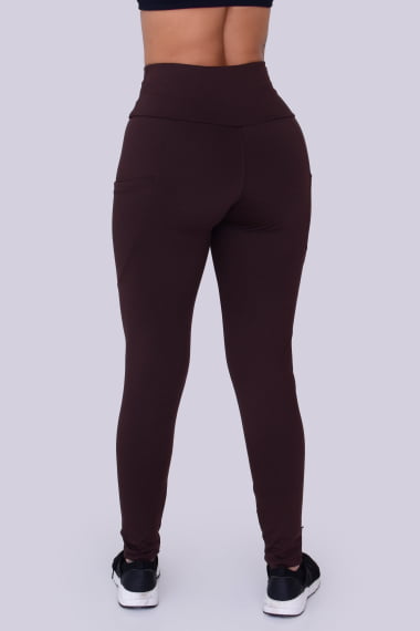 LEGGING COM BOLSO TÉRMICA PELUCIADA MARROM LEGGING COM BOLSO TÉRMICA PELUCIADA MARROM