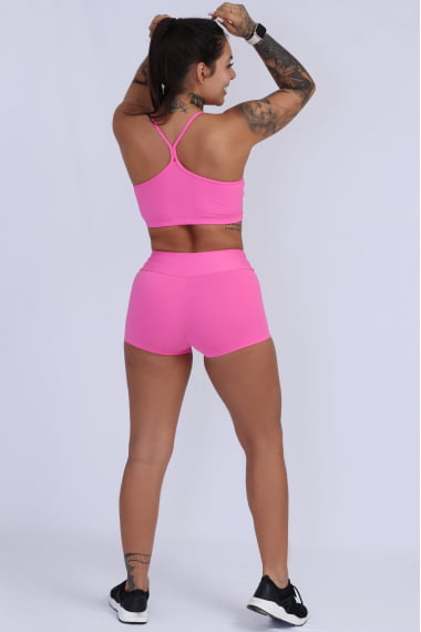 SHORT CROSSFIT ROSA CHICLETE