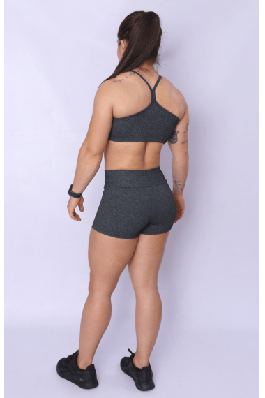 SHORT CROSSFIT CINZA ESCURO