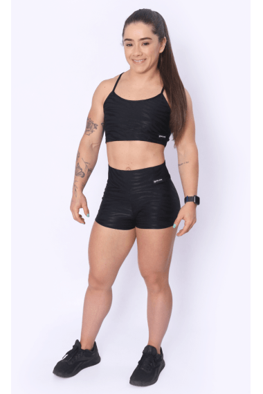 SHORT CROSSFIT PRETO SELVA