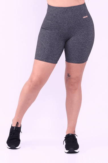 SHORT FITNESS CINZA ESCURO