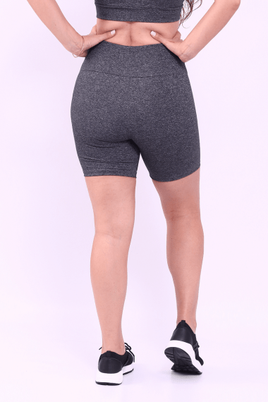 Short Fitness Cinza Escuro