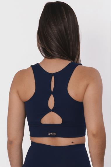 TOP CROPPED AZUL MARINHO