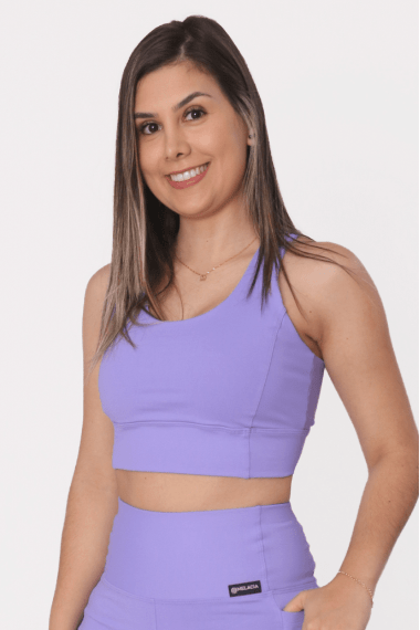 Top Cropped Lilás