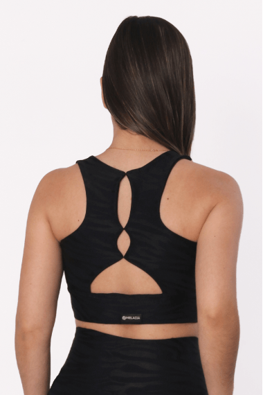 TOP CROPPED PRETO SELVA