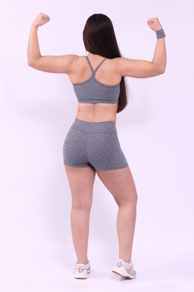 Top Crossfit Cinza Claro