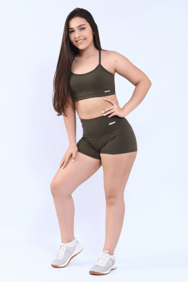 Top Crossfit Verde MIlitar