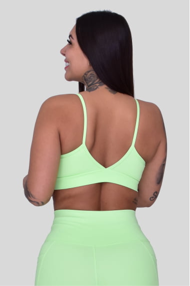 TOP CROSSFIT VERDE NEON - COSTA EM V TOP CROSSFIT VERDE NEON - COSTA EM V