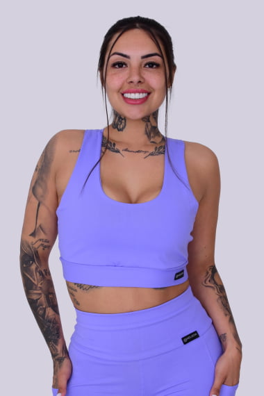 TOP NADADOR LILÁS