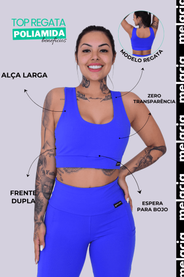 TOP REGATA AZUL ROYAL