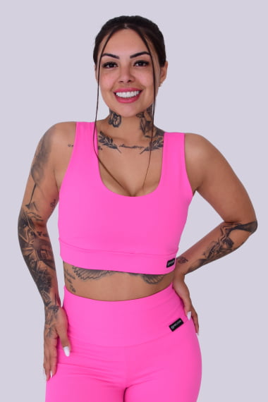 TOP REGATA ROSA CHICLETE